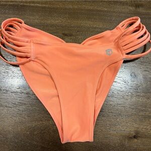 Women's Orange Bikini Bottom